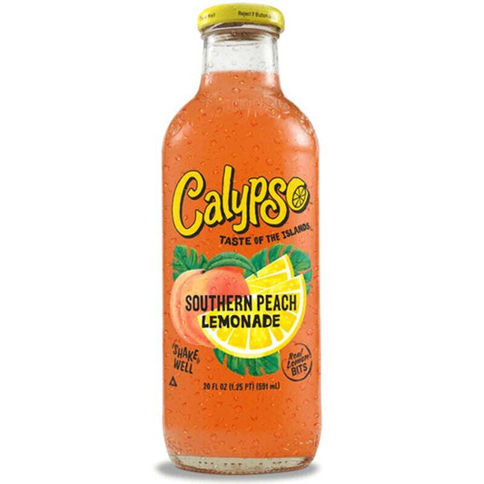 Calypso - Southern Peach Lemonade - Glasflasche - 473 ml 🇺🇸