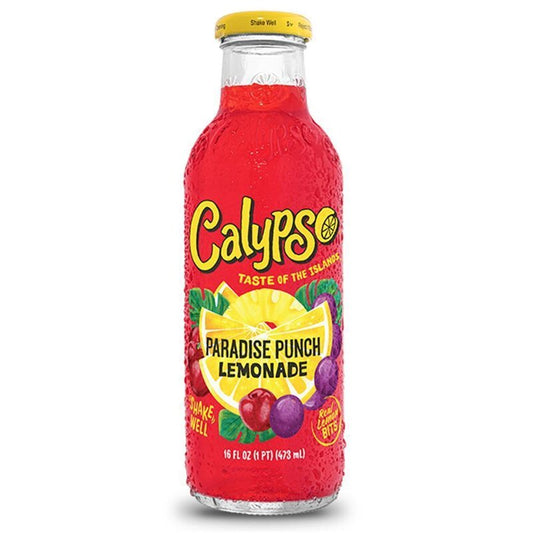 Calypso - Paradise Punch Lemonade - Glasflasche - 473 ml 🇺🇸