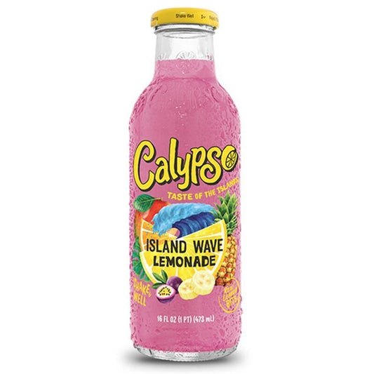 Calypso - Island Wave Lemonade - Glasflasche - 473 ml 🇺🇸
