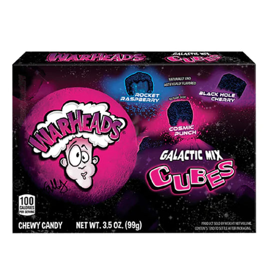 Warheads Galactic Mix Cubes 99g 🇺🇸