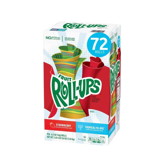 Fruit Roll-ups Variety Pack Strawberry blast & Tropical Tie Blast