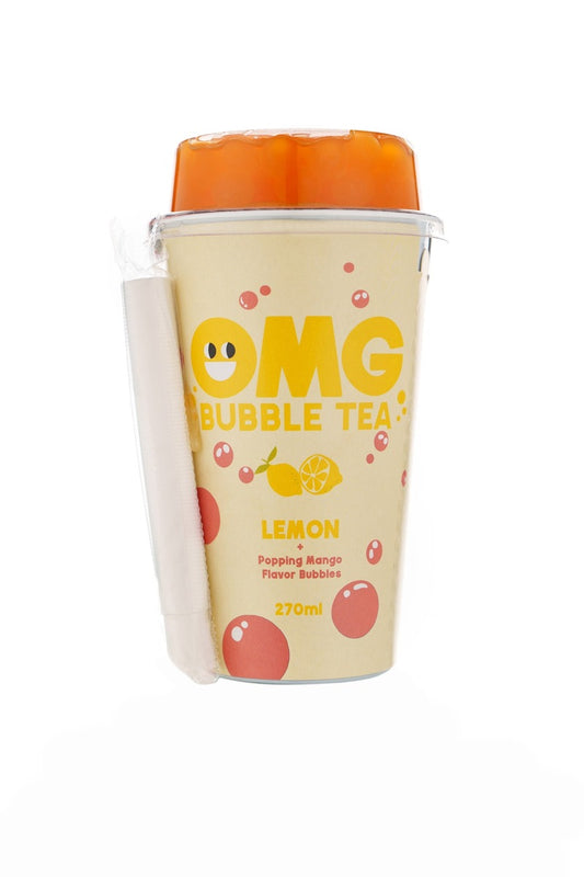 OMG bubble Tea Lemon + Popping Mango