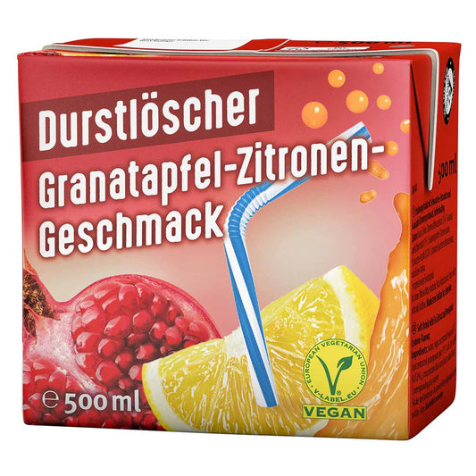 Durstlöscher Granatapfel-Zitronen-Geschmack