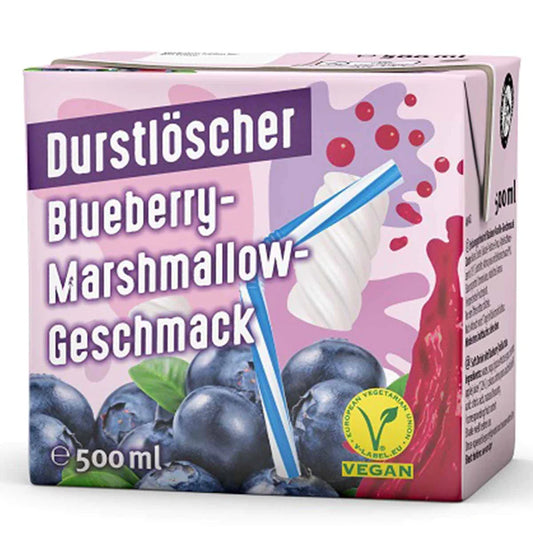 Durstlöscher Blueberry-Marshmallow Geschmack