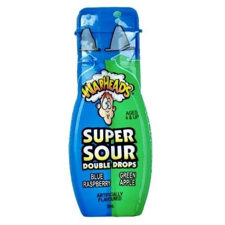 Warheads Super Sour Blue Rasberry & Green Apple